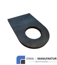 Anschweißlasche Stahl Lasche Lochlasche Kranöse Laserzuschnitt