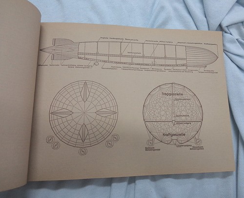 #YY. LARGE 1930s GERMAN BOOK WITH CARDS ON ZEPPELIN WELTFAHRTEN AIR SHIP - Picture 4 of 7