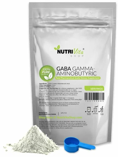 100% PURE GABA GAMMA AMINOBUTYRIC ACID POWDER USP SLEEP