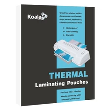 Bulk 1000 PK Koala Thermal Laminating Pouches 5Mil 11.5x17.5 Large A3 Clear