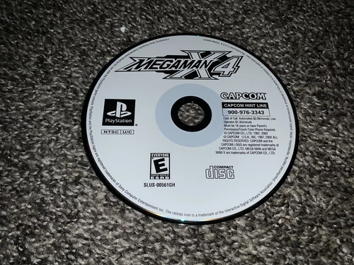 Megaman X4 Sony Playstation 1 One PS1 PSX Game Disc Only Tested