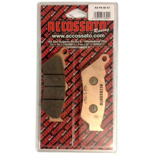 Vorne BremsbeläGe Sinterisiert Accossato AGPA92ST Aprilia 6.5 650 1995-1998-image