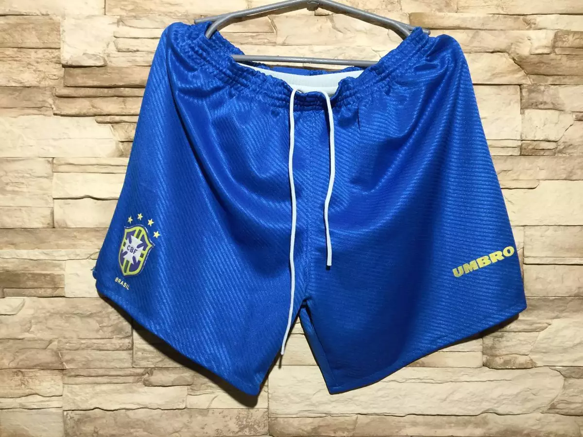 BRASIL 1996 Home Football Soccer Shorts Umbro