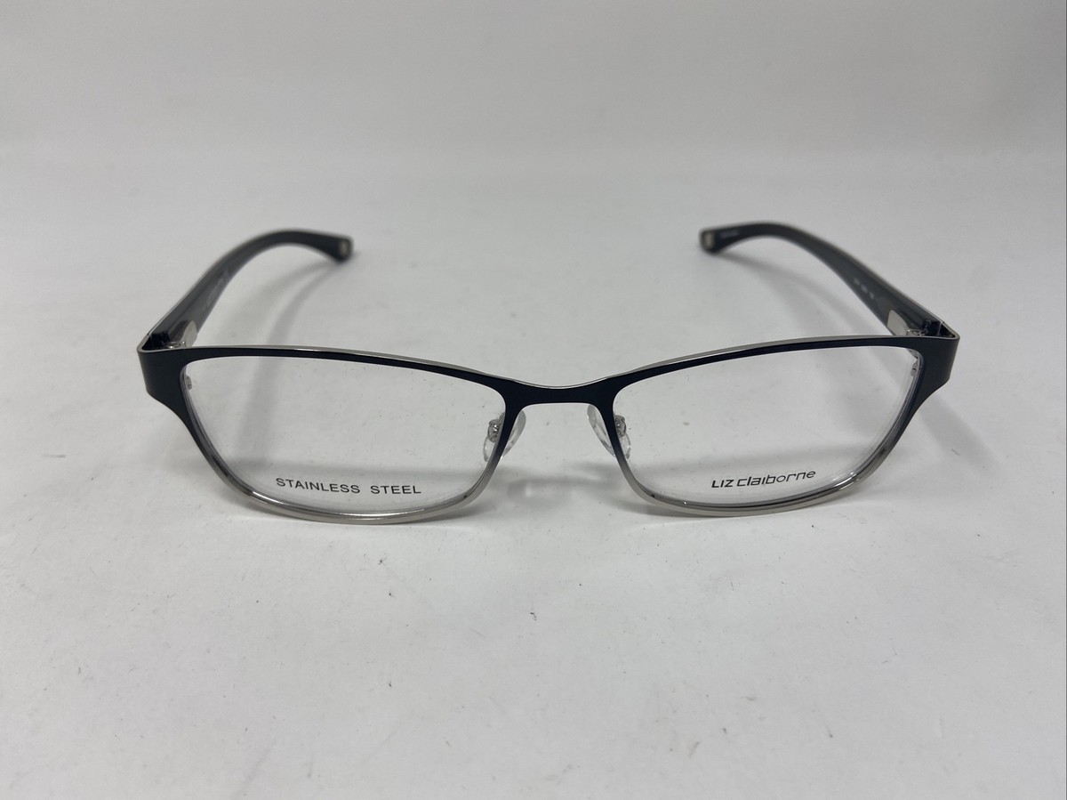 LIZ CLAIBORNE L614 JBU BLACK SILVER 52/16/130 FLEX HINGE  display picture 3