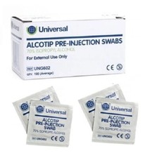 Universal Pre Injection Swabs - 70% Isopropyll IPA Alcohol Wipes Tattoo