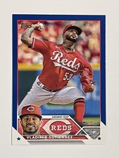 2023 Topps Series 1 Vladimir Gutierrez Royal Blue Cincinatti Reds