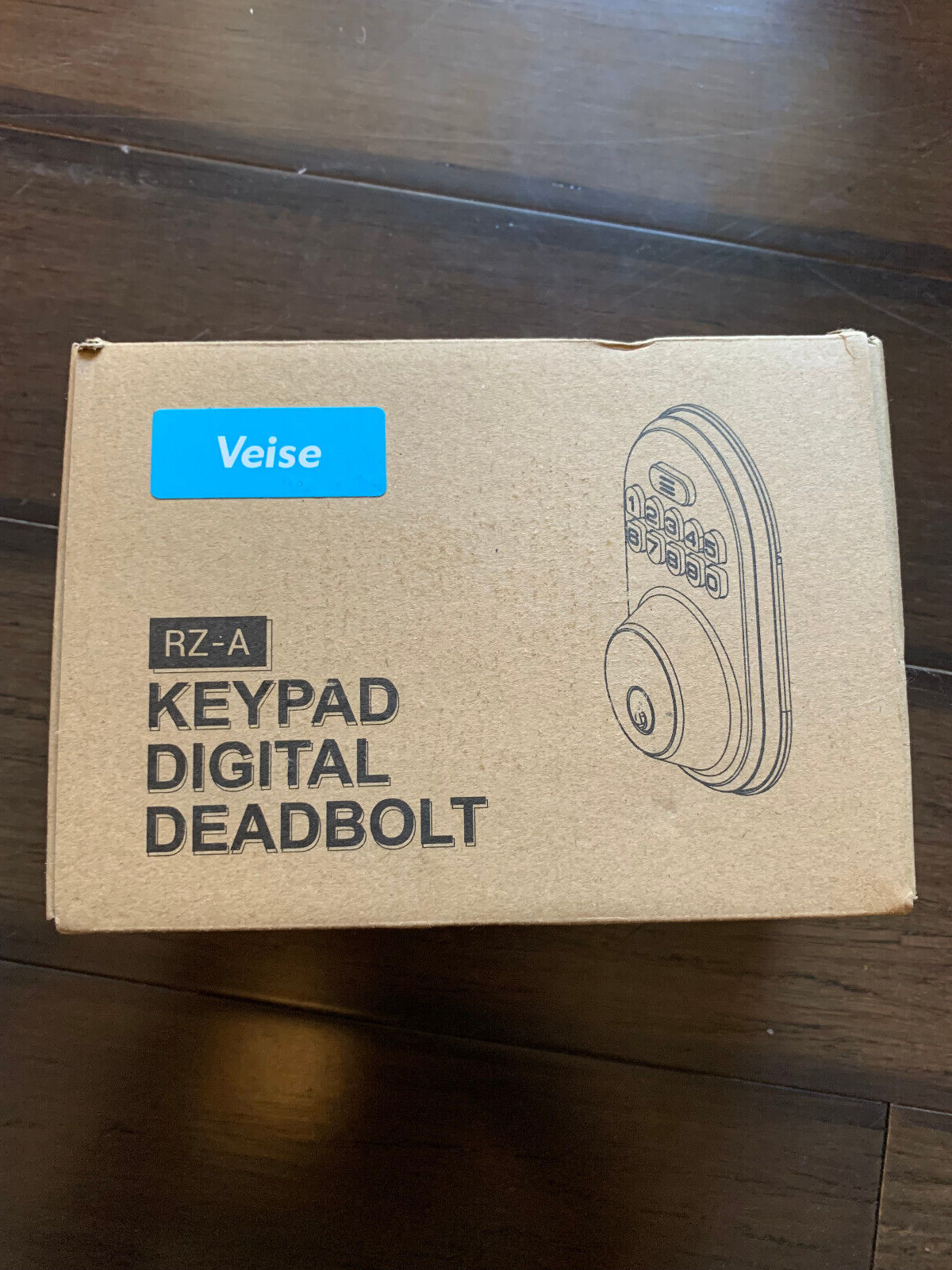 Veise RZ-A Digital Deadbolt Keyless Entry Door Lock in Satin Nickel-image