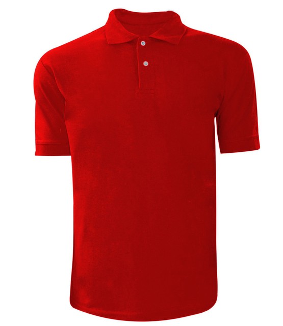red polo shirt plain