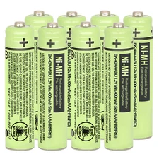 BK-40AAABU NI-MH AAA Rechargeable Battery 1.2V 400mah 8Pack NiMH AAA Batteries