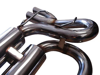 Подходит для высокопроизводительной выхлопной системы Acura NSX 91-96 TOP SPEED PRO-1 с двумя наконечниками - Изображение 4 из 4