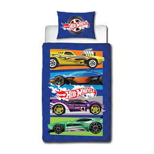 Hot Wheels Beast Single Duvet Cover Set Racing Cars Kids Bedding 2-in-1 Designs