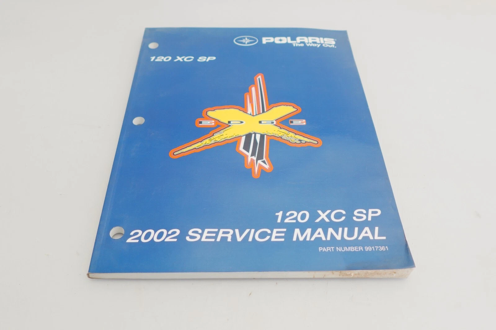 120 XC SP Polaris Snowmobile OEM 2002 Service Manual 9917361