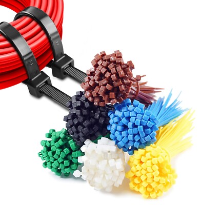 Kabelbinder Set Schwarz Weiss Natur Größen Mengen Industriequalität 2,5-9,0