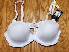 NWT MAIDENFORM Padded DM7543 WHITE UNDERWIRE CONVERTIBLE STRAP BRA Size 34B