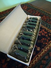 Pocket Torch Lighter Brand Windproof Refillable - BLACK - New -10 lighter Box