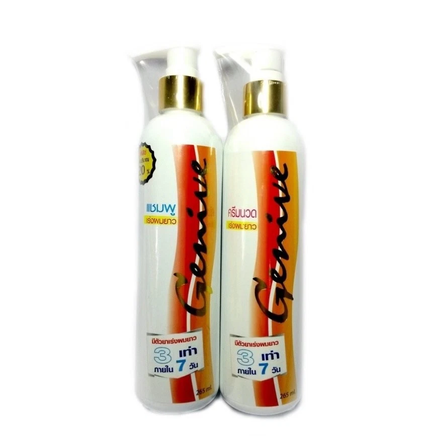 GENIVE Shampoo & Conditioner Long Hair Fast Growth 3X FASTER Lengthen & Longer - Imagem 2 de 4