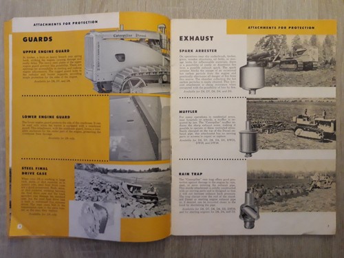 Caterpillar Diesel Tractor Attachments Brochure 1952 - Picture 6 of 19