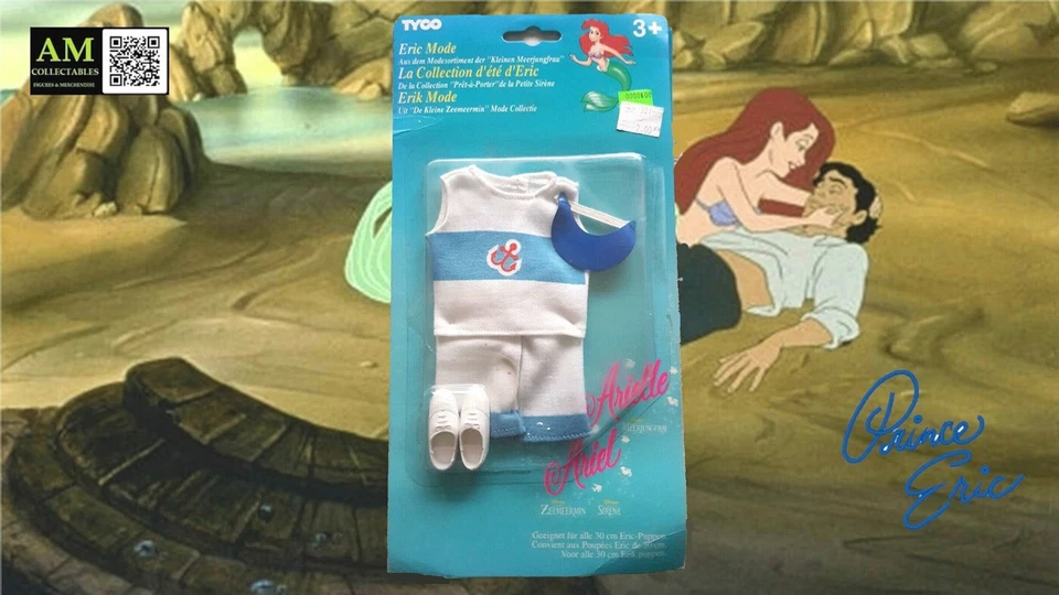 VINTAGE - DISNEY THE LITTLE MERMAID ARIELLE - PRINCE ERIC MODE - TYCO 1992 #1870