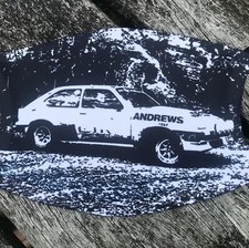 chevette Rally Car Face Covering