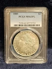 1885-P Morgan Silver Dollar PCGS MS63 PL