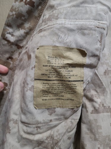 USMC blouse Desert Marpat MCCUU Medium-Regular Coachys - Picture 6 of 7