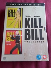 Kill Bill Vol 1 & 2 DVD Collection 2 Films Tarantino Thurman R2 NEW SEALED UK