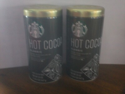STAR BUCKS CLASSIC HOT COCOA MIX {2} CANISTERS 20 OZ EACH EXP 8/15 OR 8/23/2025