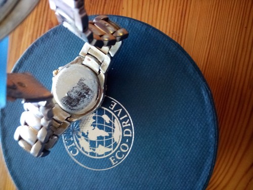 Citizen Silhouette Eco-Drive White Dial Two-tone Ladies Watch EW1544-53A Used - Picture 3 of 3