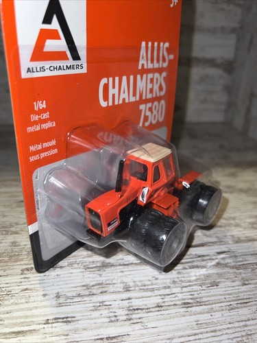 1/64th Scale Allis Chalmers 7580 Tractor 4wd Duals Ertl Die-Cast - Picture 3 of 5