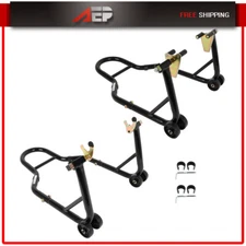 New Motorcycle Stand Front Rear Swingarm Lift Head Front Forklift Auto Bike Shop