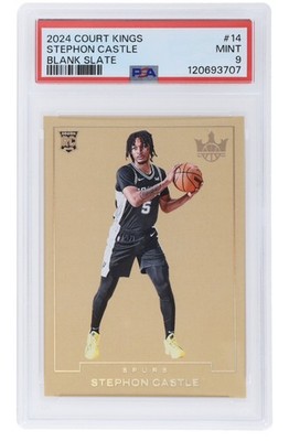 Stephon Castle 2024-25 Panini Court Kings #14 RC Rookie Blank Slate Case Hit SSP
