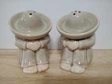 Vtg.Salt Pepper Shakers Siesta Mexico Sombrero Rare Set by Taste Stellar Japan
