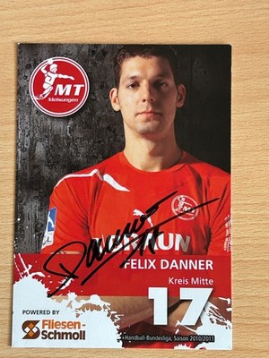 Felix Danner MT Melsungen Autogrammkarte original signiert #45622