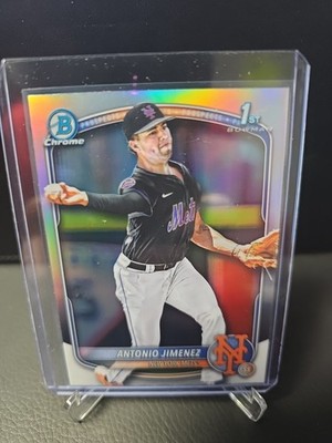 2025 Bowman Draft Antonio Jimenez Chrome Refractor #BDC-56  New York Mets