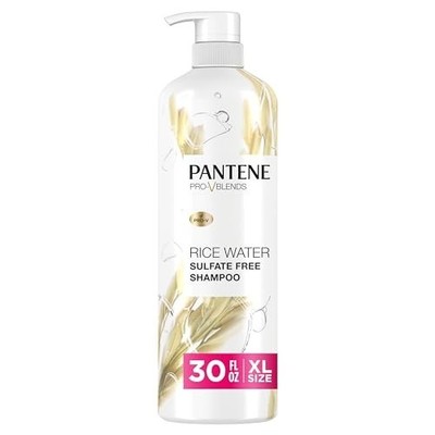 Pantene Sulfate Free Shampoo Rice Water Volumizing Color Safe 30oz Pro-V Blend