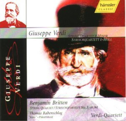 Альбом Verdi-Quartett Струнный квартет ми минор (Verdi Quartett) (CD)