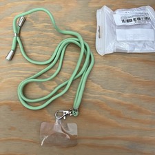 CROSSBODY PHONE LANYARD GREEN - ADJUSTABLE
