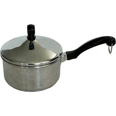 VTG Farberware 1.5 Qt Saucepan With Lid Pot Stainless Steel Aluminum Clad USA