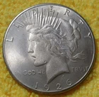 1926 PEACE SILVER DOLLAR