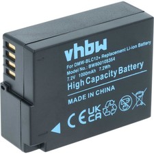 Batteria per Panasonic Lumix DMC-G5K DMC-G5W DMC-G5X DMC-FZ330 DMC-G5 1000mAh 7,2V