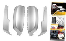 Chrome Tow Mirror Cover Cap Trims for Silverado Sierra 2020-2023 - Chrome