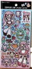 GAIA Topping LAB Part-time Job Sticker Girl Cafe Sweets Animal Kawaii MADE JAPAN