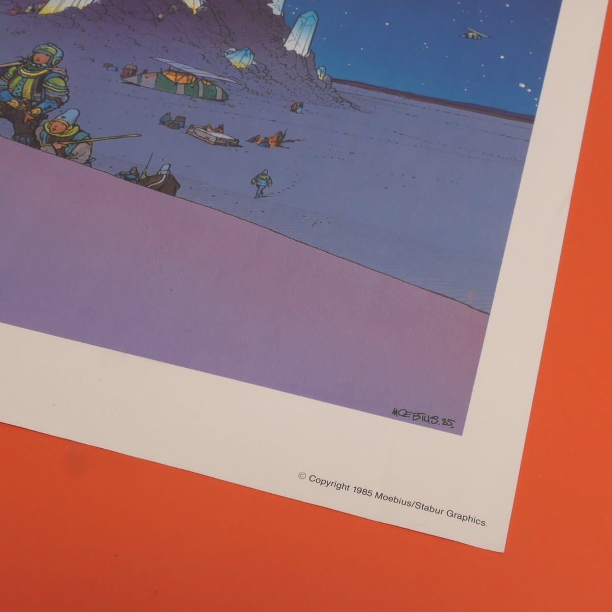 Moebius Jean Giraud 1985 STARWATCHER Crystal Desert Heavy Metal