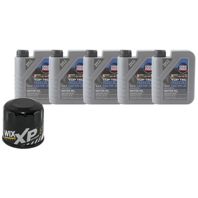 5L Liqui Moly Top Tec 4600 5W-30 WixXP Engine Oil Change Kit for Outback WRX STI