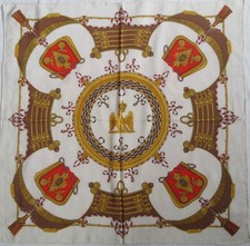 ANTONELLA RUSSINOVA scarf, 100 vintage silk, 86cm x 88cm
