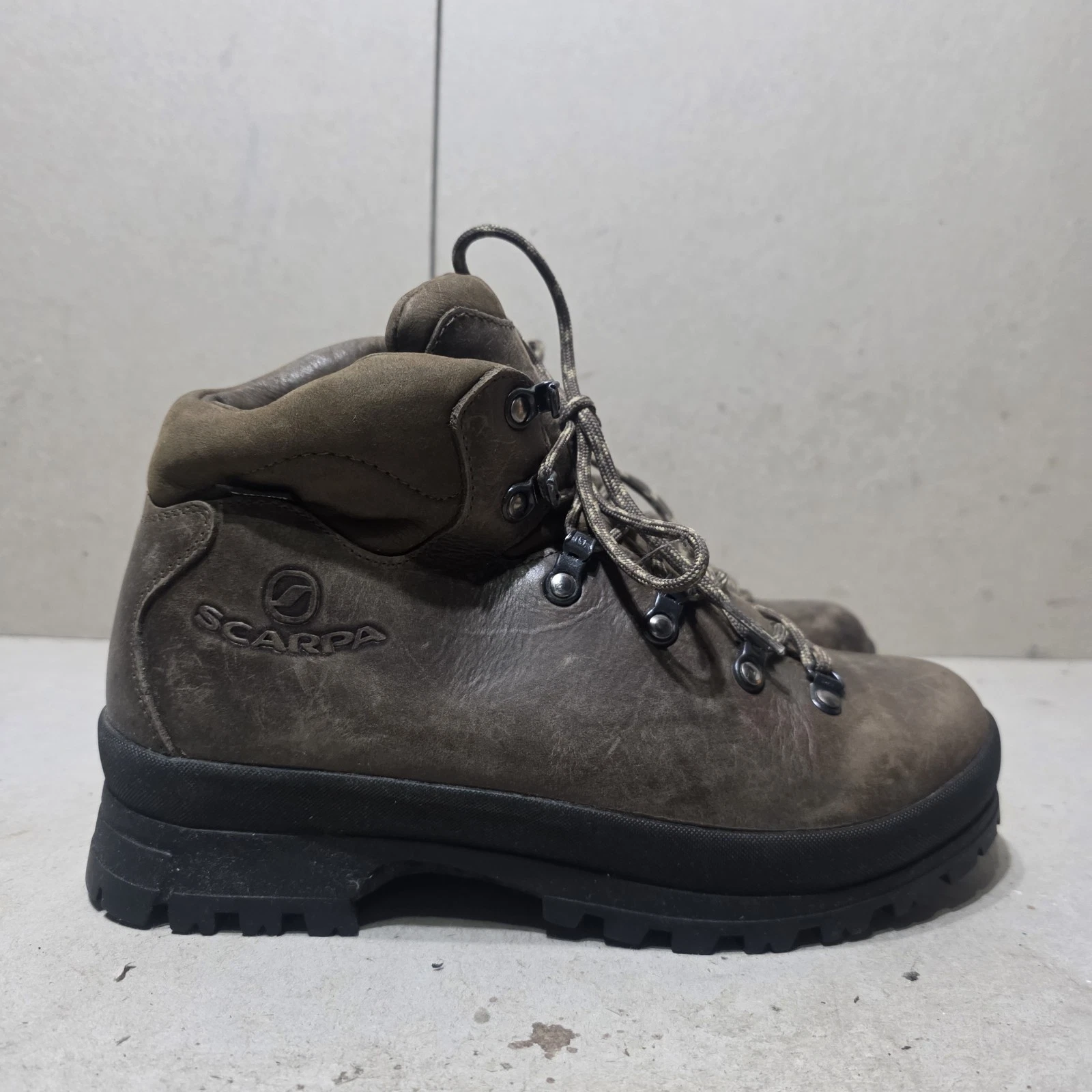 SCARPA RANGER ACTIVE LITE GTX WOMEN'S LEATHER HIKING CAMPING BOOTS BROWN UK5