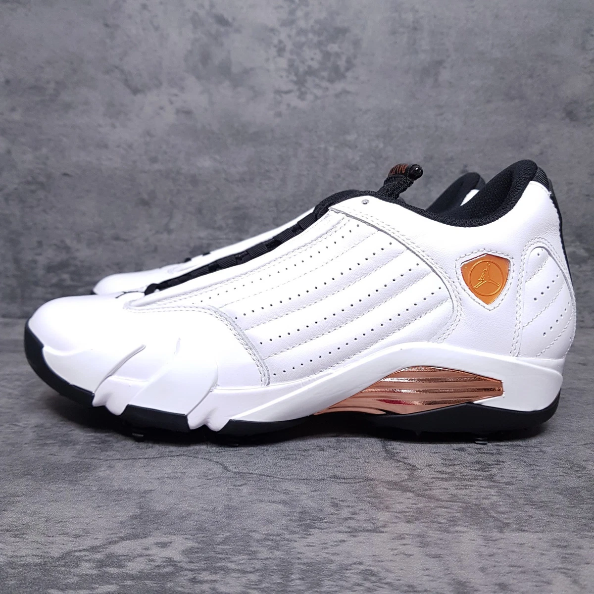 【新品未使用】NIKE AIR JORDAN 14 ゴルフ〈定価34,100円〉 Nike Air Jordan 14 Golf “White and Oxidized Green”が国内2月21日に