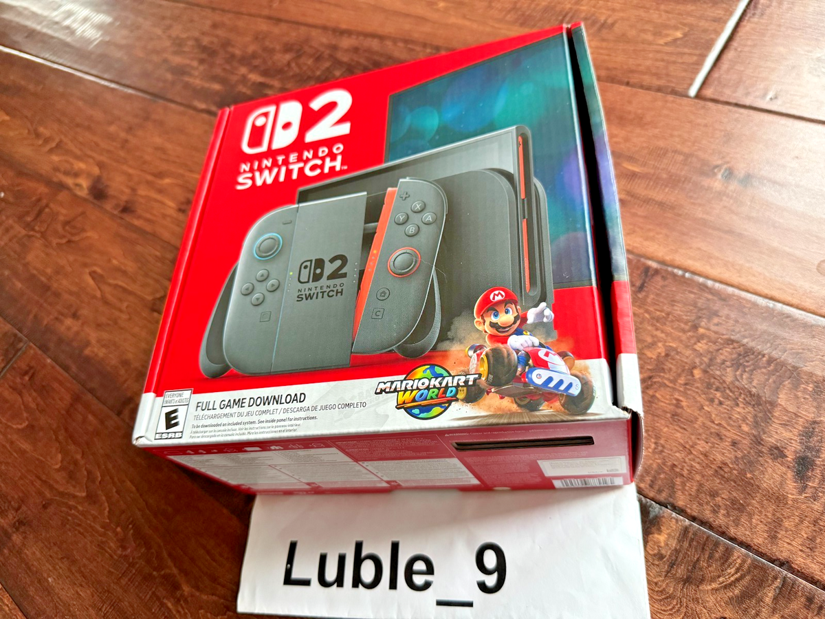 Nintendo Switch 2 Console + Mario Kart World Bundle - 256GB