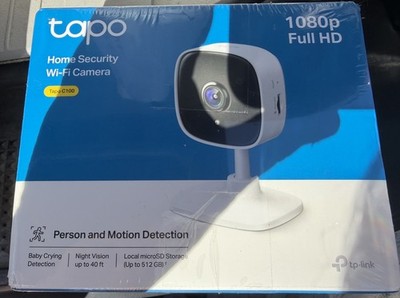 Sealed TP-Link Tapo C100 1080P Home Security Camera Baby Monitor Night Vision