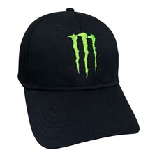 Monster Energy Hat SnapBack Black Green Logo Drink Extreme Sports Casual Men